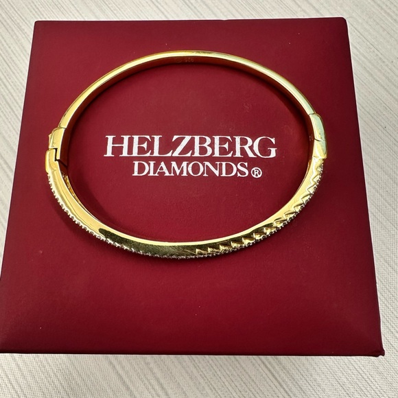 Gold Bangle Bracelet, from Helzberg Diamonds. - Picture 3 of 6